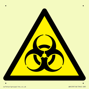 W009 Warning: Biological hazard